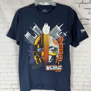 Disney Parks Star Wars May the 4th 2021 Rebel T Shirt Men’s Small